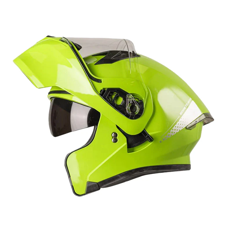 CASCO ICH 3120DV POLICIA VERDE NEGRO BRILLANTE