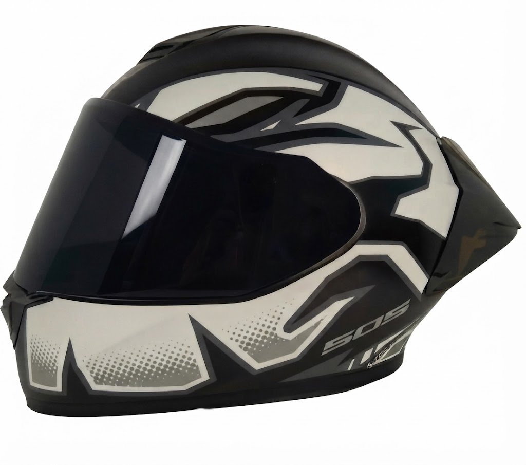 CASCO ICH 505 ZKULL NEGRO GRIS