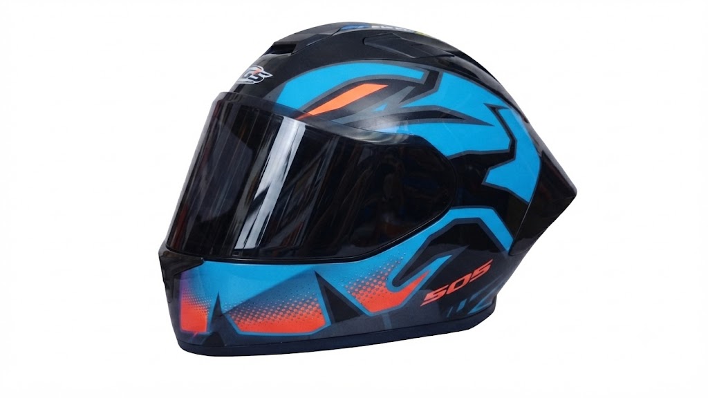 CASCO ICH 505 ZKULL NEGRO AZUL