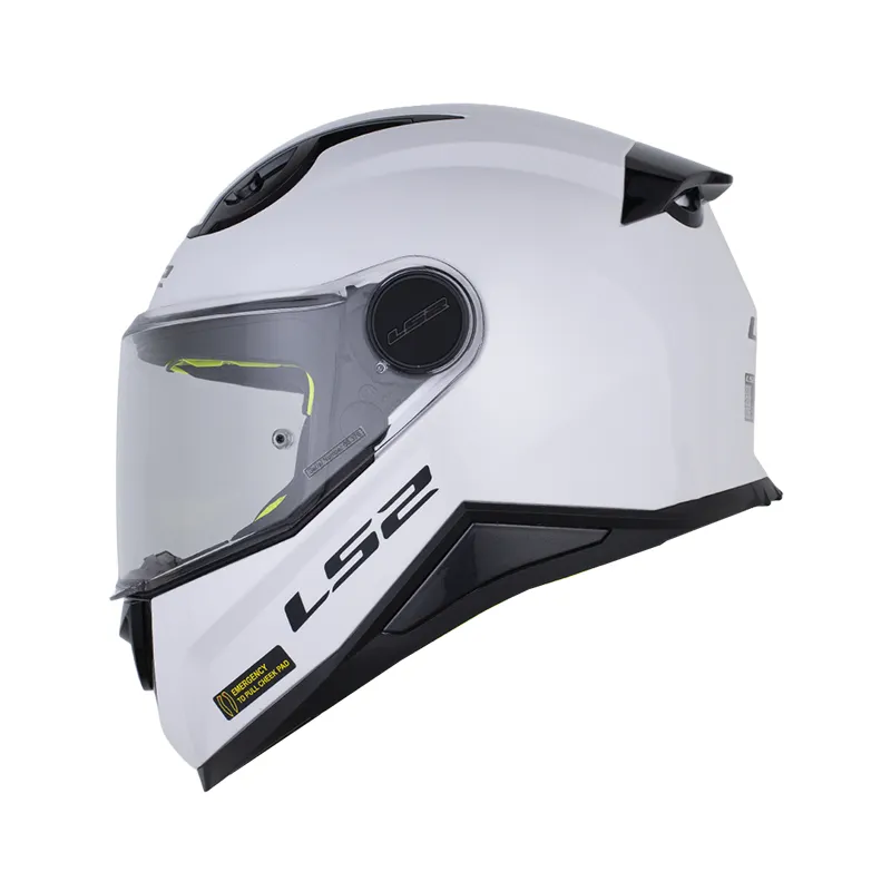 CASCO LS2 FF812 KIDS SOLID BLANCO PERLA BRILLANTE