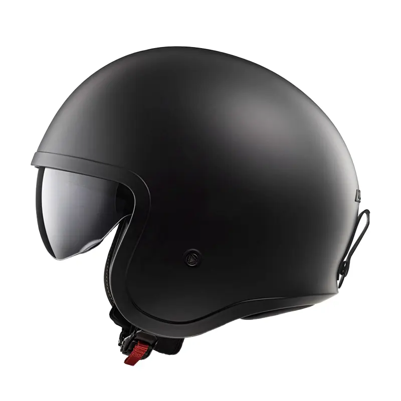 CASCO LS2 OF599 SOLID NEGRO MATE