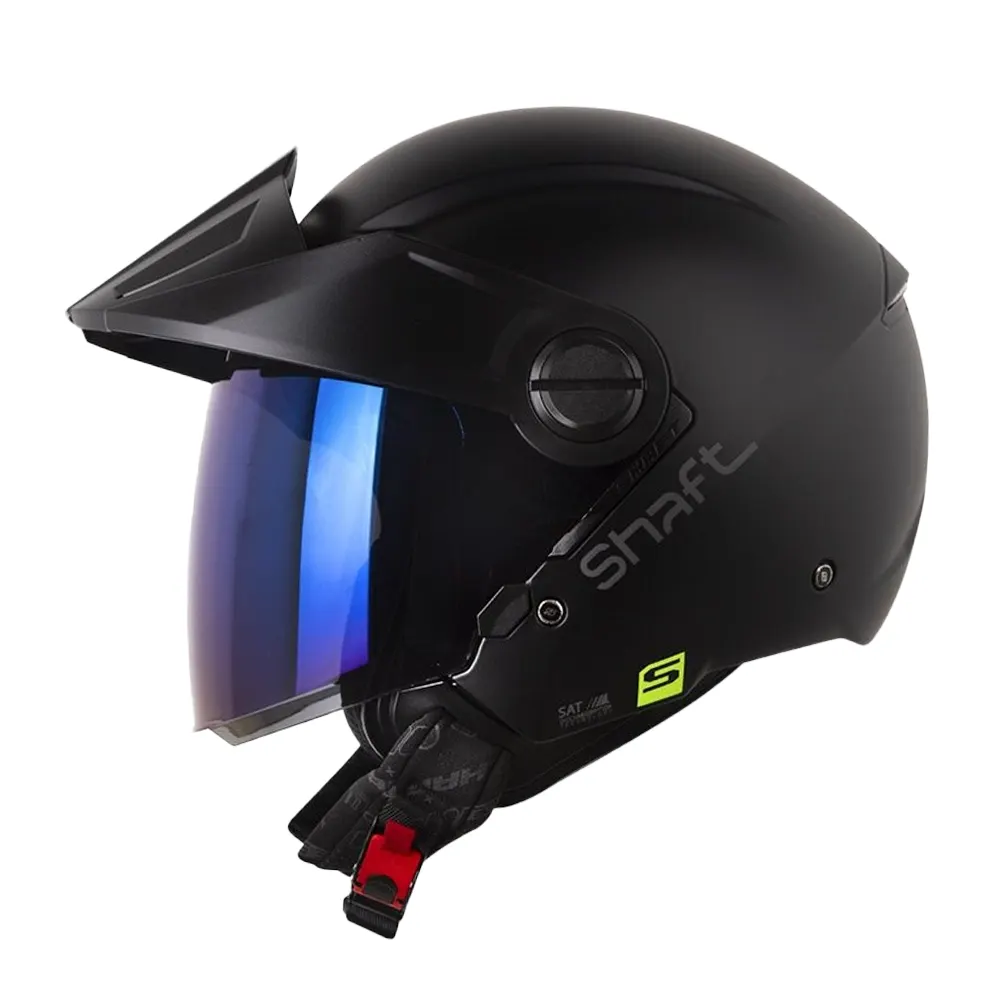 CASCO SHAFT 212 SOLID NEGRO GRIS OSCURO MATE