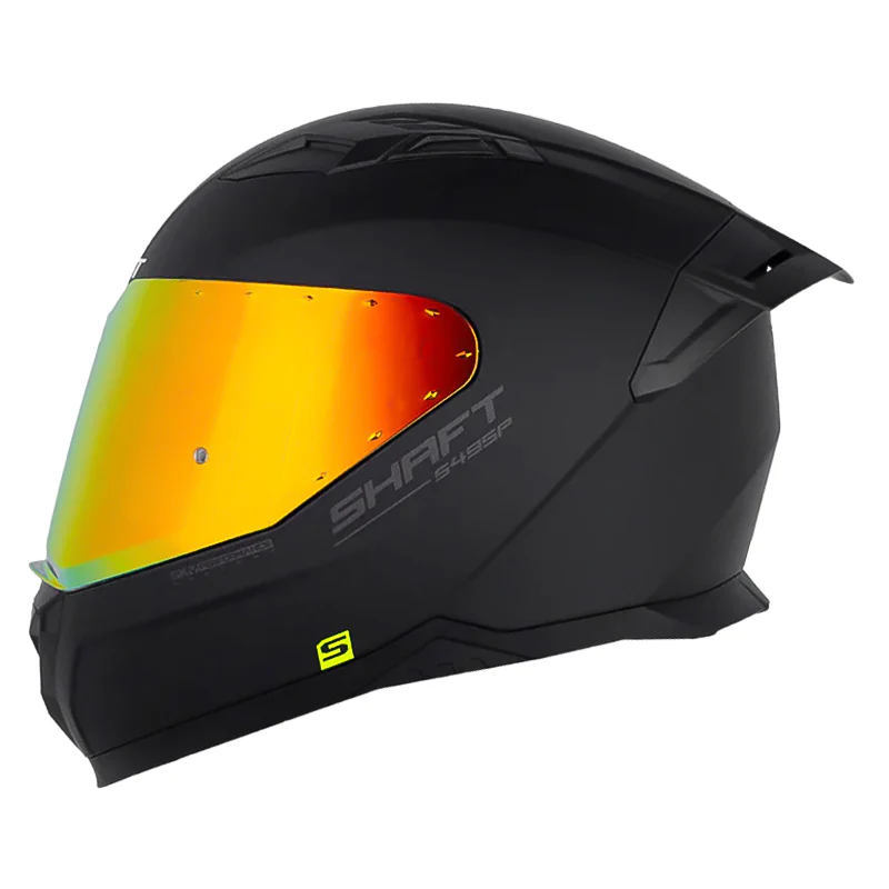 CASCO SHAFT 549SP SOLID NEGRO GRIS OSCURO MATE