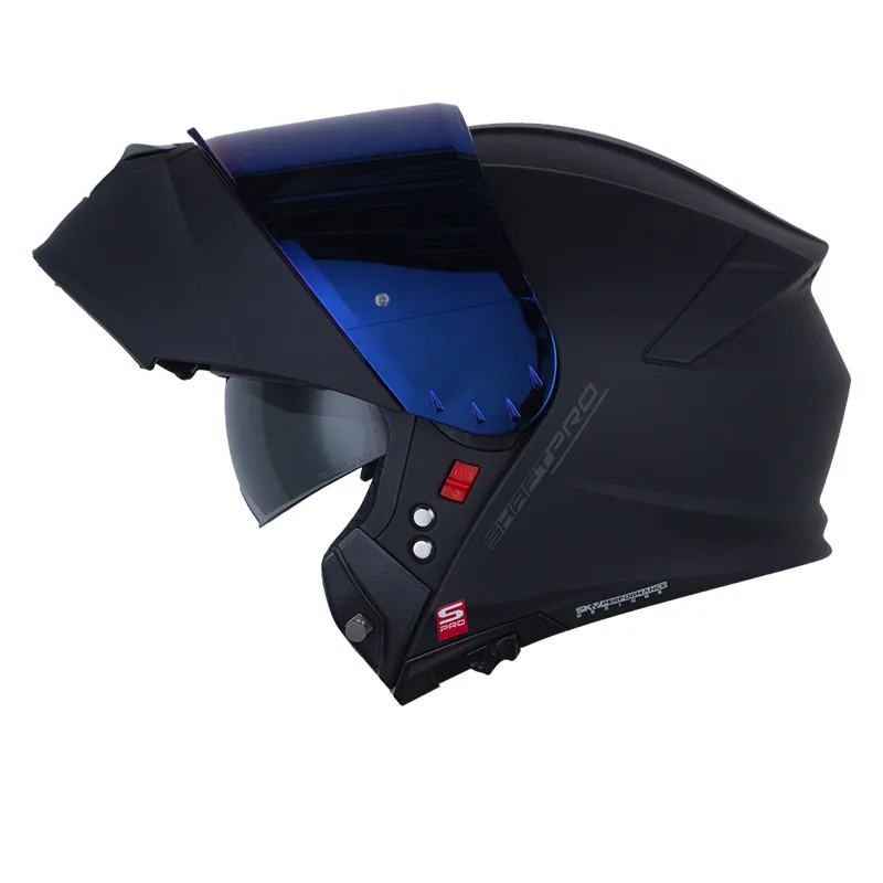 CASCO SHAFT PRO 4000DV SOLID NEGRO GRIS OSCURO