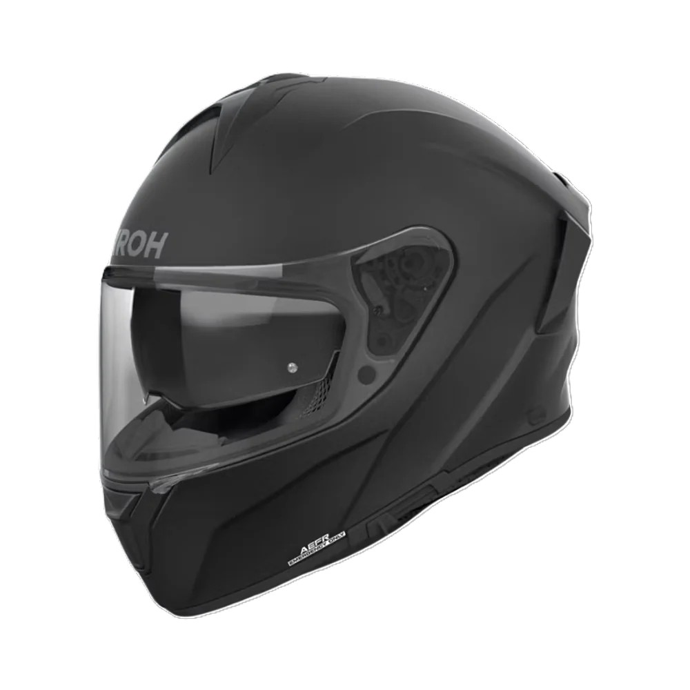 CASCO AIROH SPARK 2 SOLID NEGRO MATE