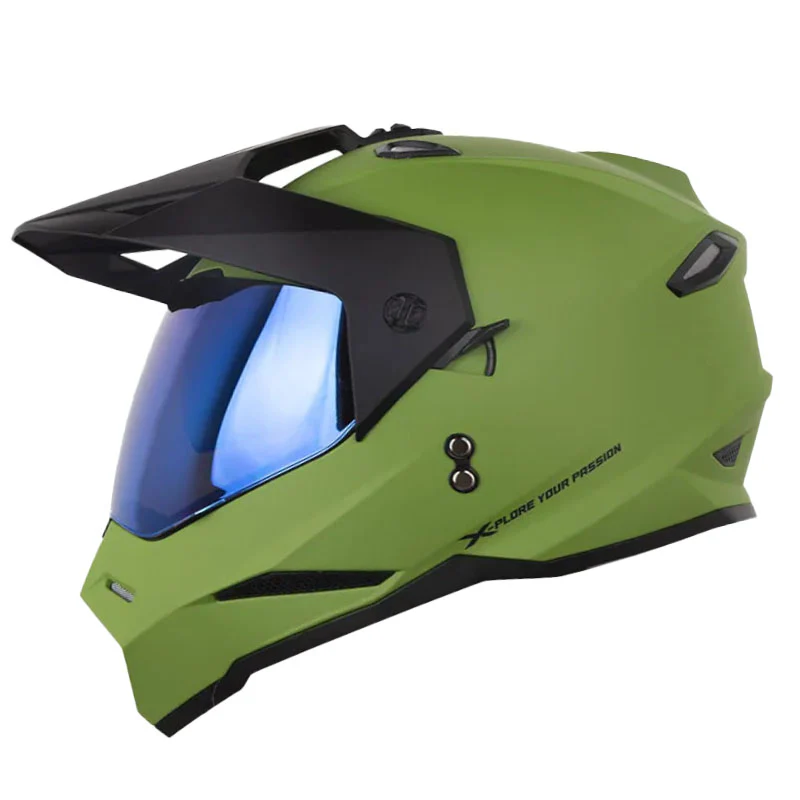 CASCO X-ONE MX328DV SOLID VERDE NEGRO