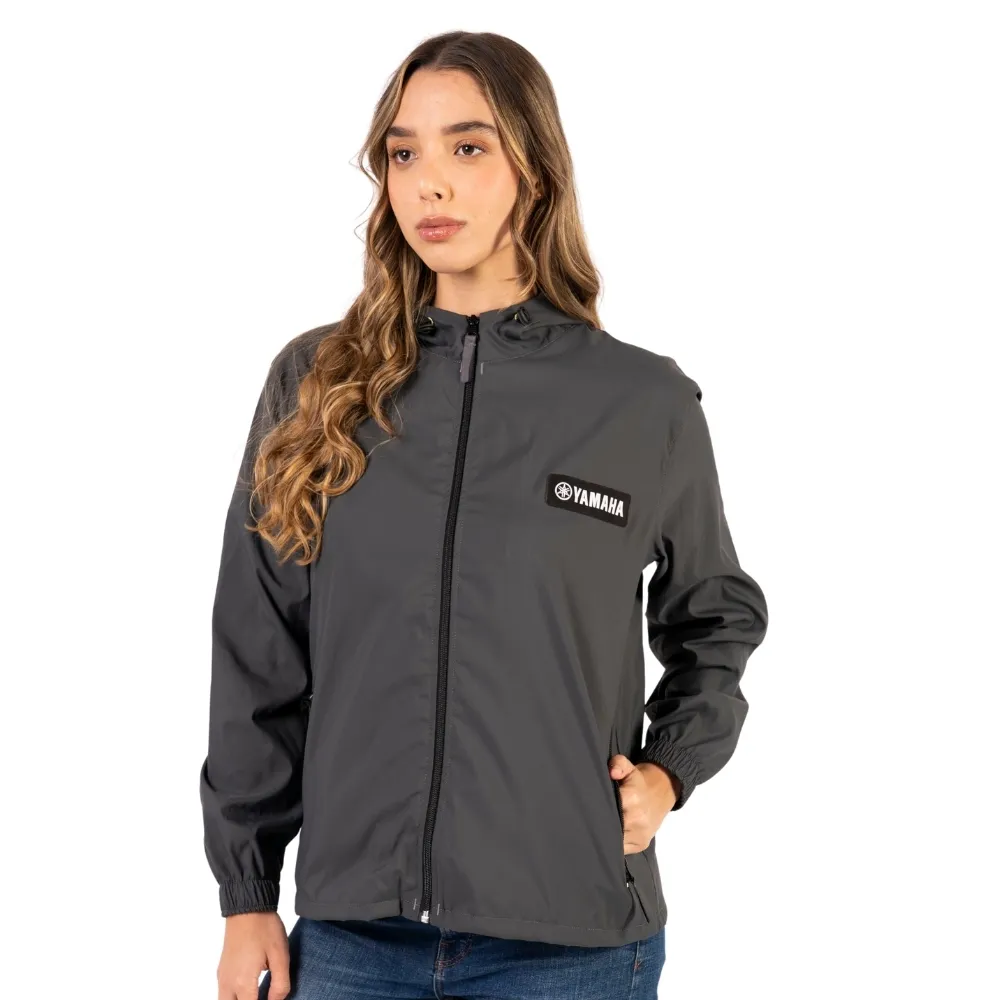 CHAQUETA CORTAVIENTO YAMAHA GRIS FEM