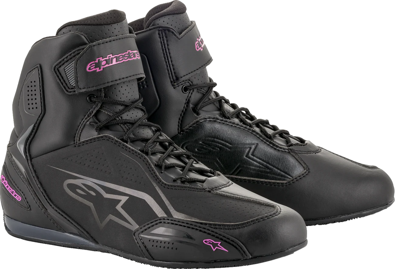 BOTA ALPINESTARS FAST 3 NEGRO GRIS ROSADO
