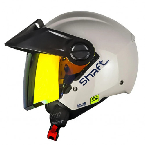 CASCO SHAFT 212 SOLID ARENA CLARO AZUL OSCURO BRILLANTE