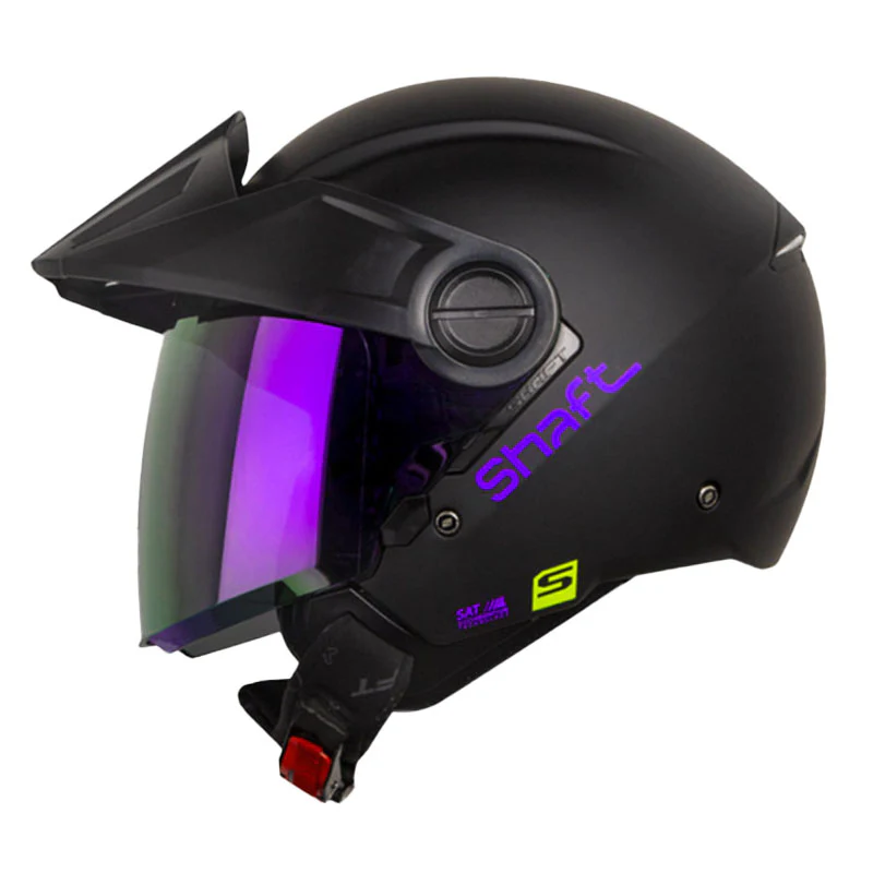 CASCO SHAFT 212 SOLID NEGRO MORADO MATE