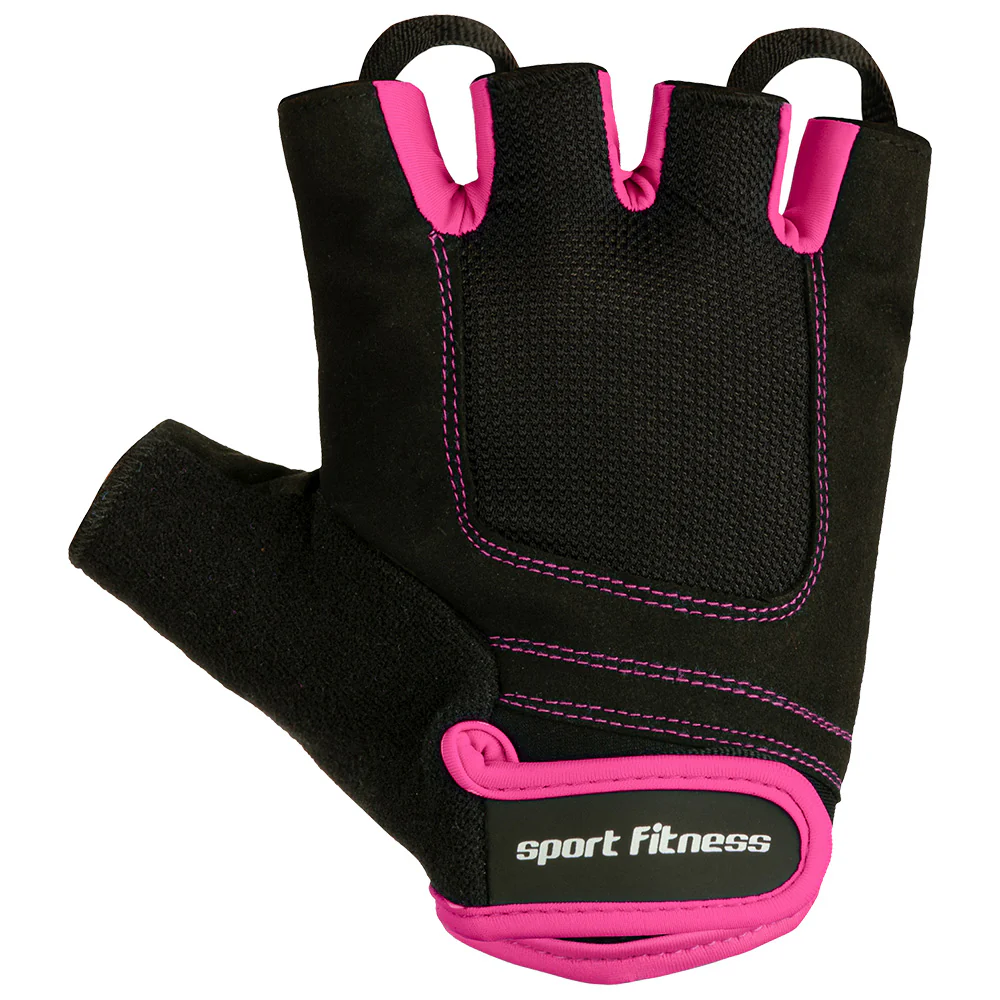 GUANTES PERFORMANCE SPORTFITNESS NEGRO ROSADO