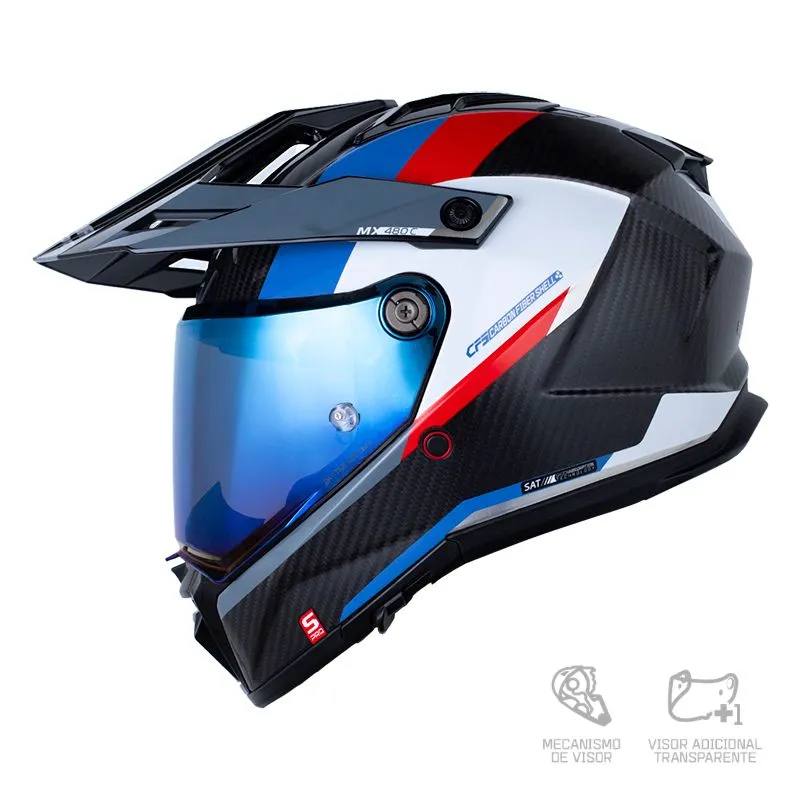 CASCO SHAFT PRO MX480 C NOMAD NEGRO GRIS OSCURO BRILLANTE