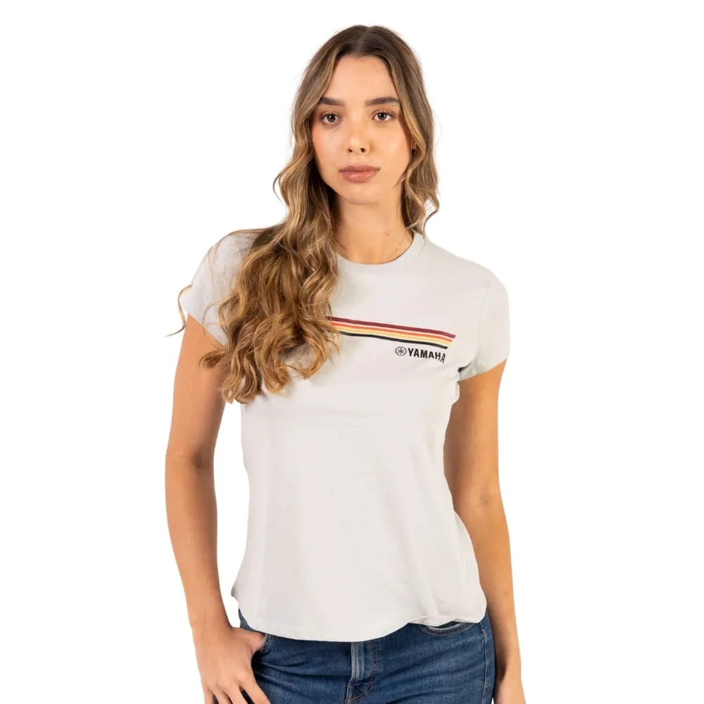 CAMISETA YAMAHA ADVNTR FEM GRIS CLARO
