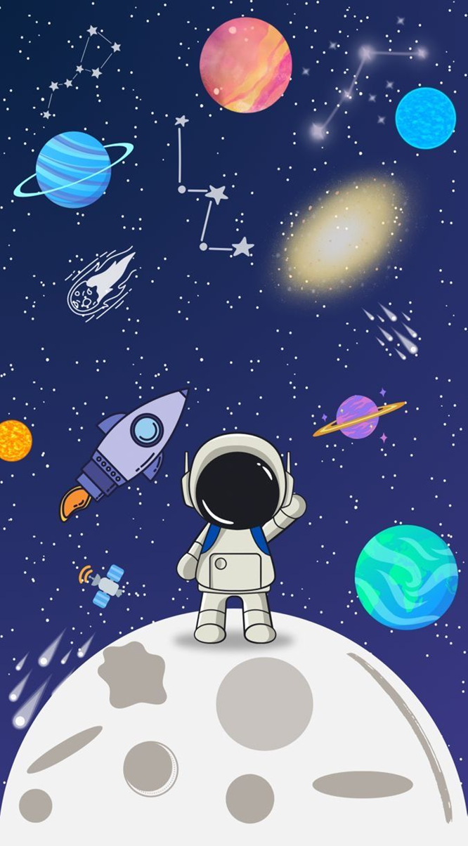 BUFF 90 CM ASTRONAUTA LUNA 044