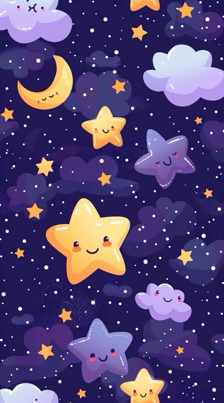 BUFF 90 CM ESTRELLAS MORADO 065