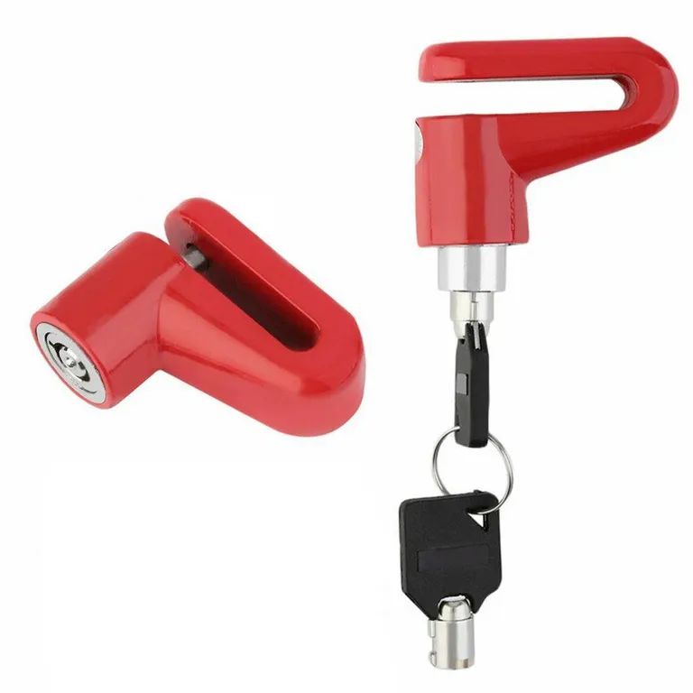 CANDADO GW FRENO DISCO SIN ALARMA PEQUEÑOSCURO ROJO