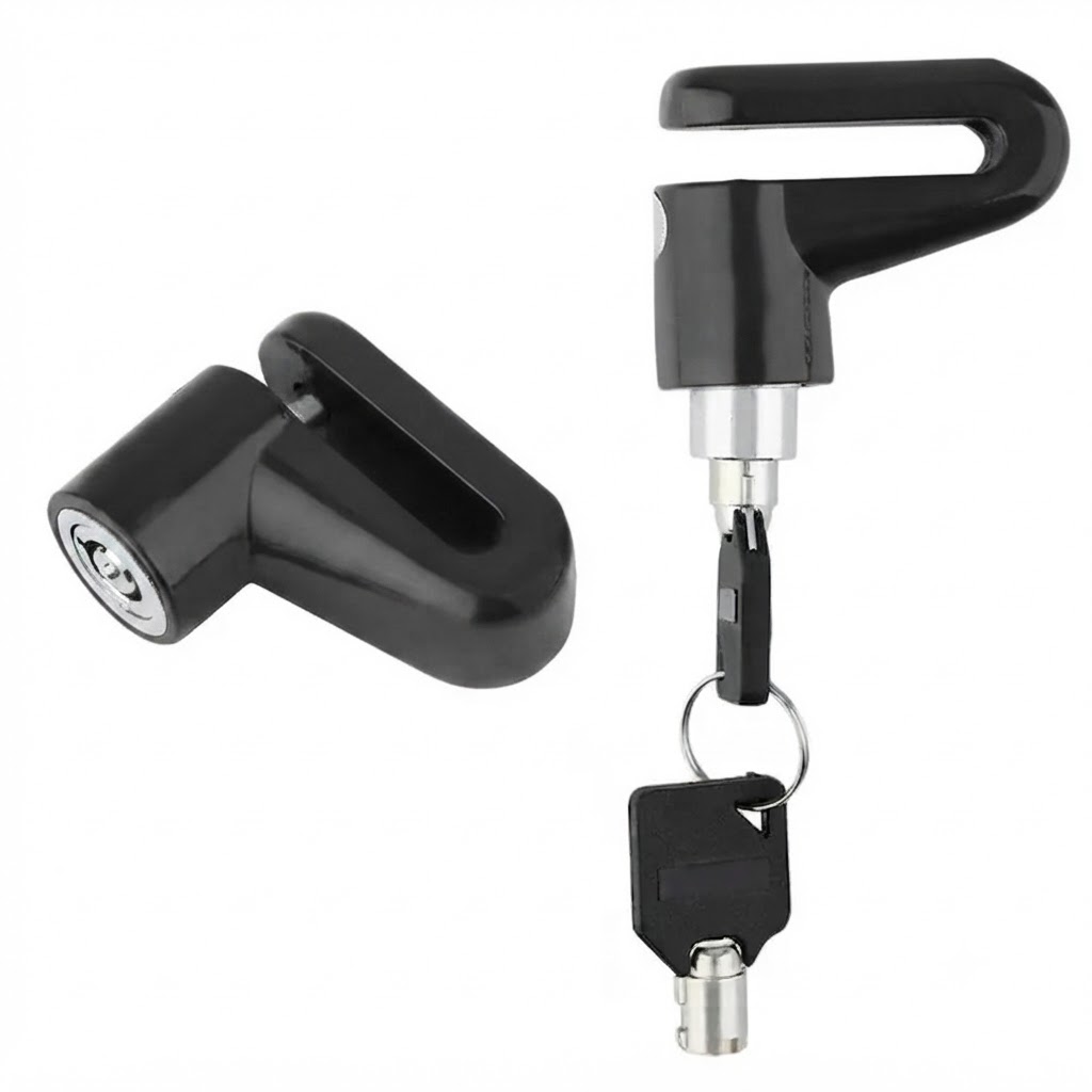 CANDADO GW FRENO DISCO SIN ALARMA PEQUEÑOSCURO NEGRO