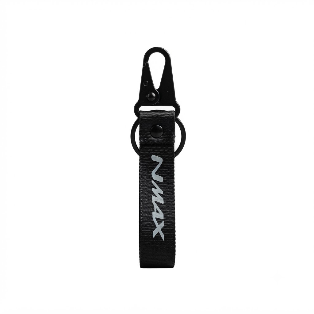 LLAVERO CHAPA METALICA NMAX NEGRO