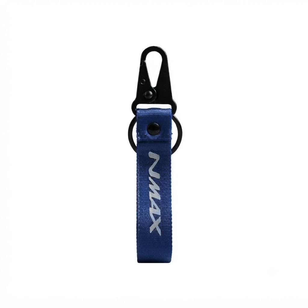 LLAVERO CHAPA METALICA NMAX AZUL