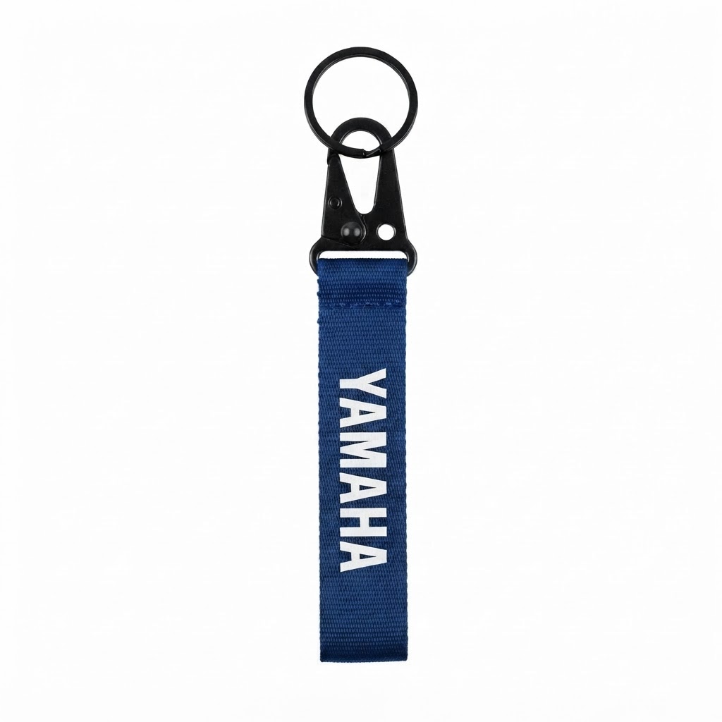 LLAVERO CHAPA METALICA YAMAHA AZUL