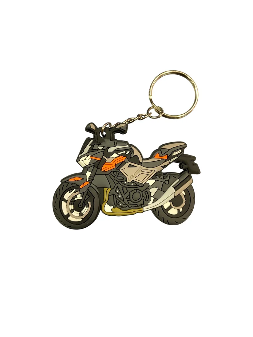 LLAVERO MOTO KAWASAKI Z400 NEGRO NARANJA