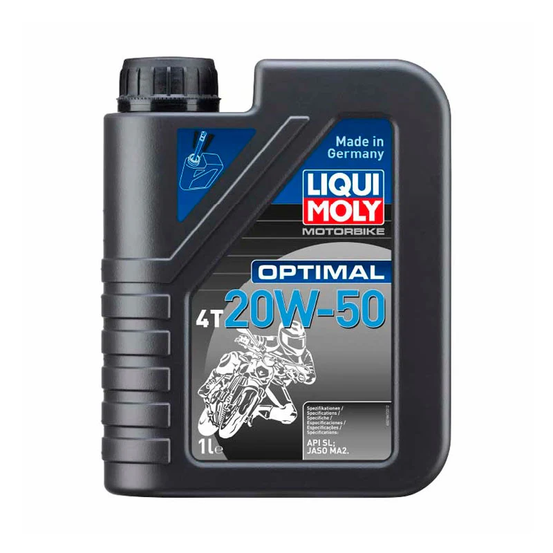 ACEITE LIQUI MOLY 20W-50 SEMI OPTI 4T 1L