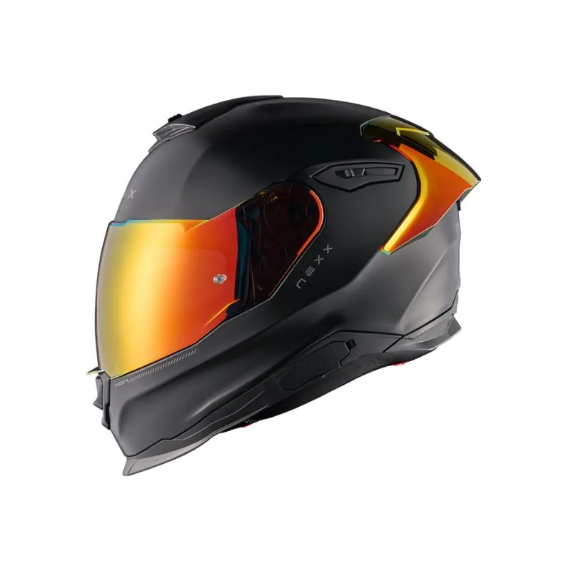 CASCO NEXX Y.100R SUBSONIC NEGRO MATE VISOR ROJO