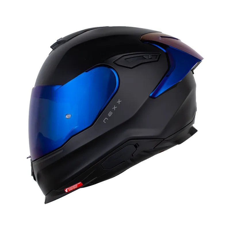 CASCO NEXX Y.100R SUBSONIC NEGRO MATE VISOR AZUL