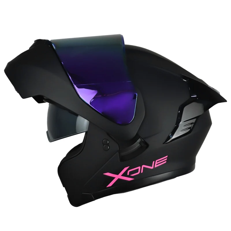 CASCO X-ONE X-3000RS SOLID V2 NEGRO FUCSIA MATE