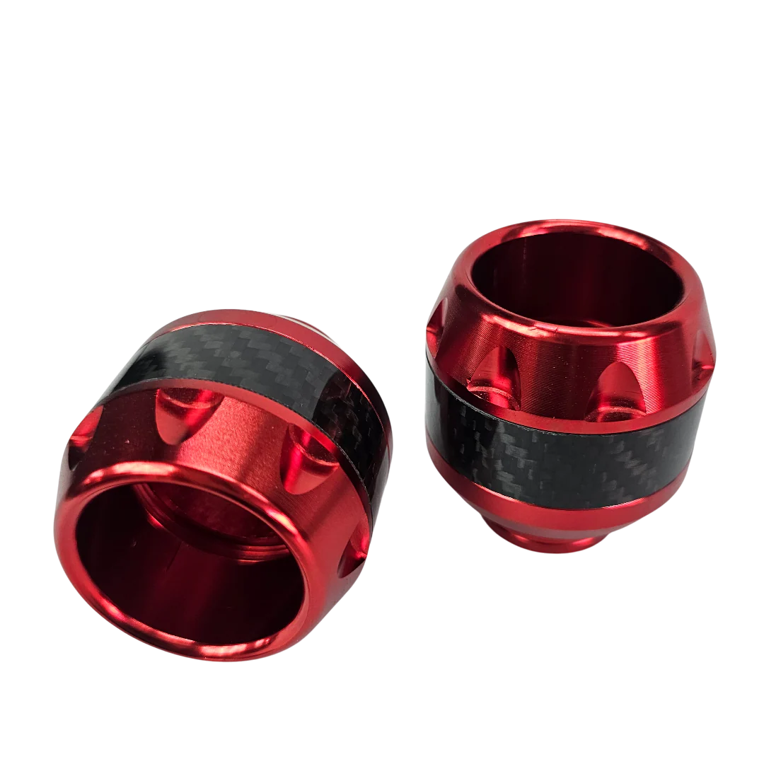 SLIDER BARRAS LUJO CARBONO ROJO