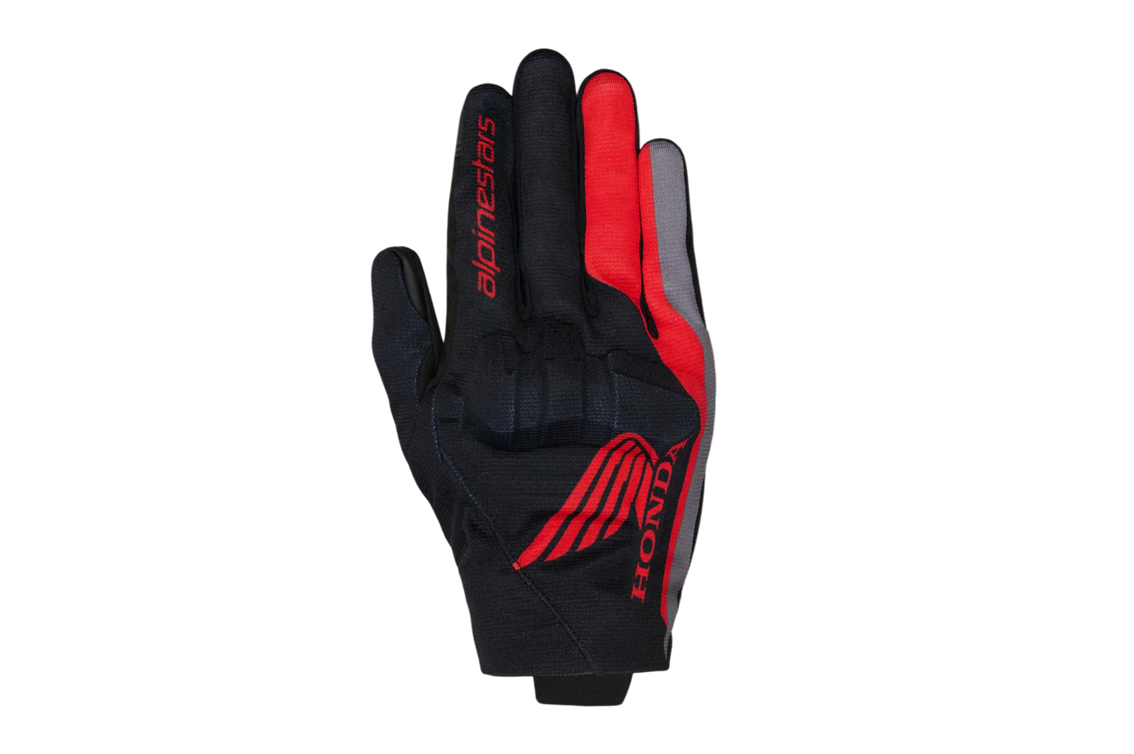 GUANTES HONDA REEF V2 NEGRO ROJO GRIS OSCURO