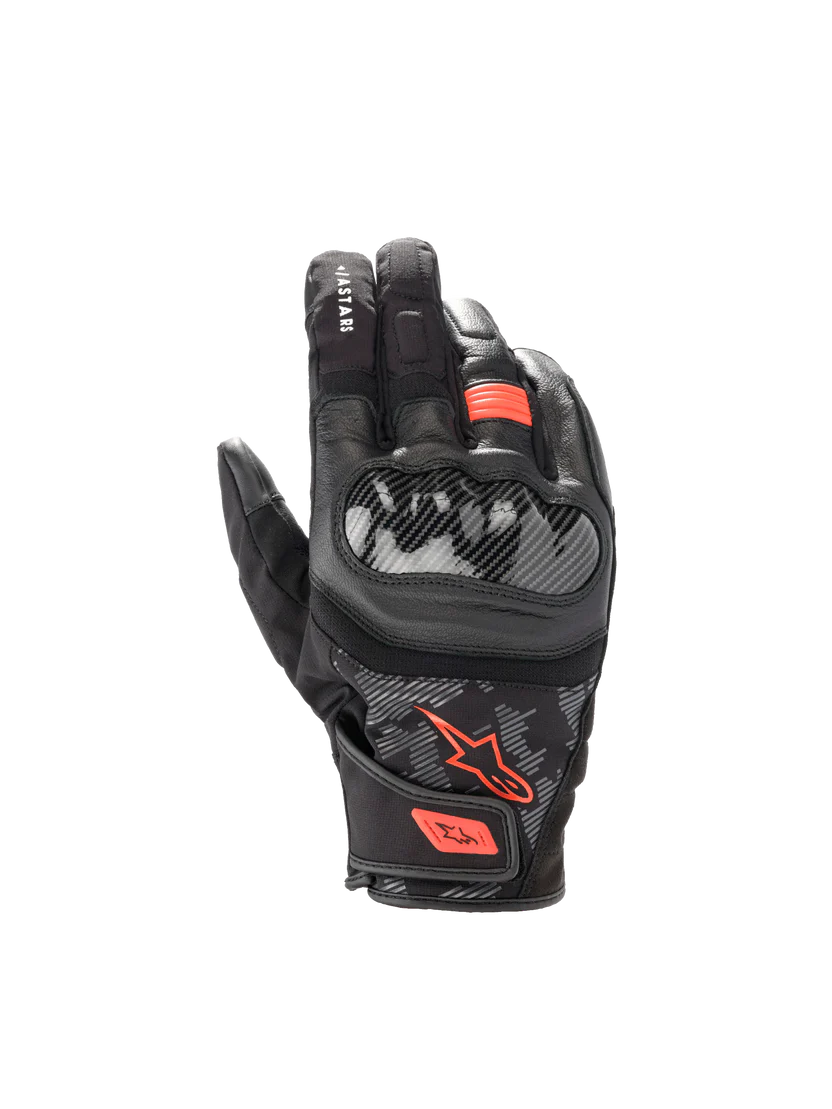 GUANTES ALPINESTAR SMX Z DRYSTAR NEGRO ROJO