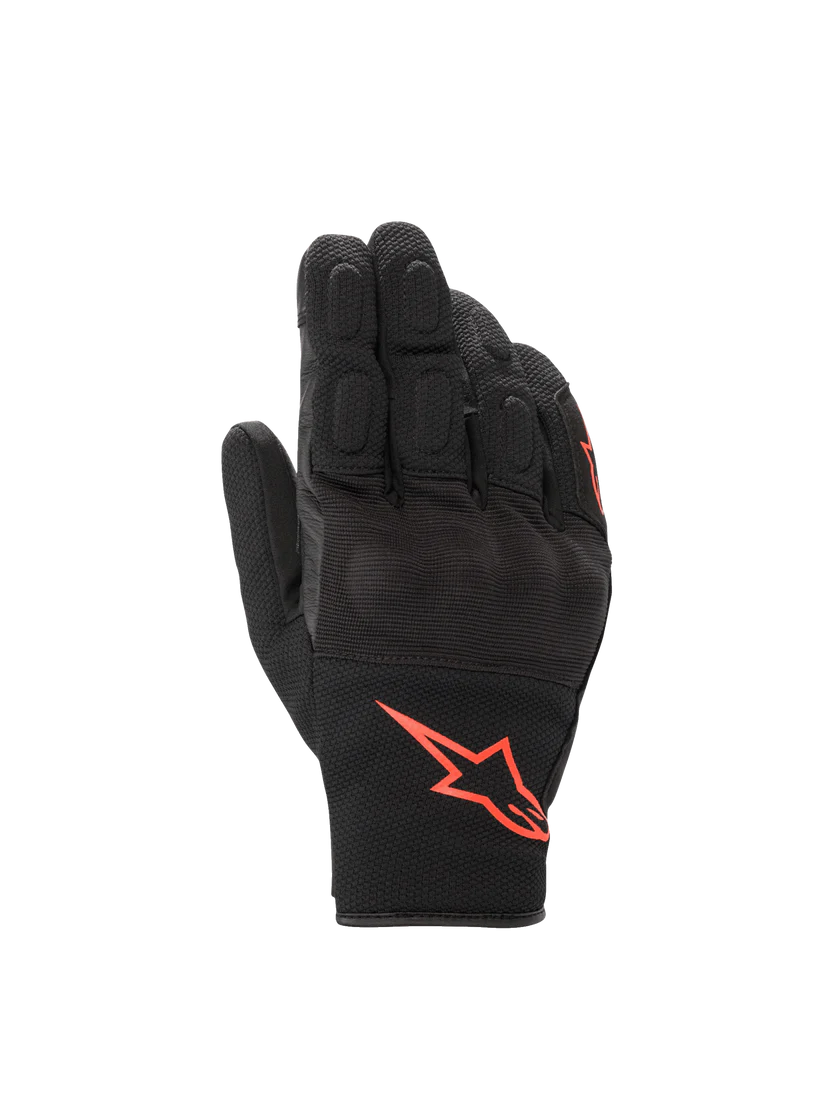 GUANTES ALPINESTAR SMAX DRYSTAR NEGRO ROJO