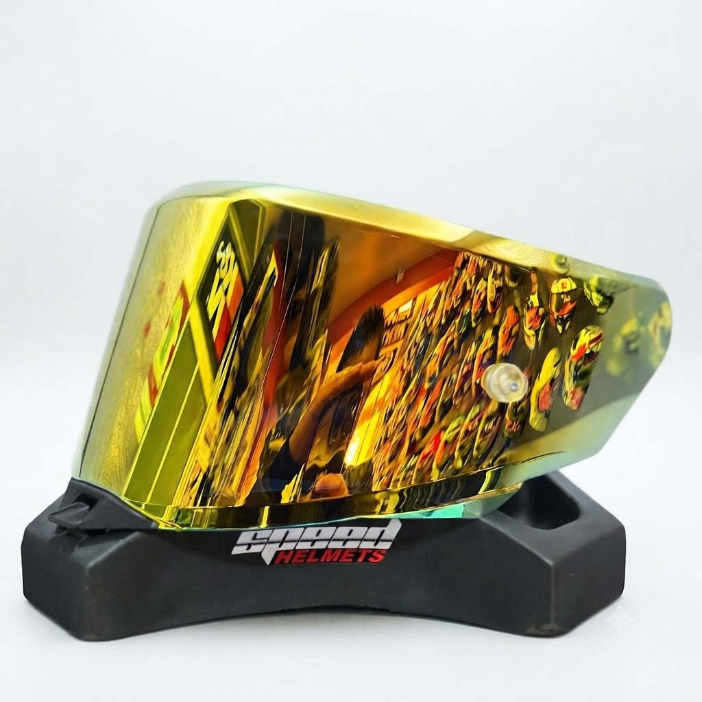 VISOR KYT TT-REVO GENERICO DORADO