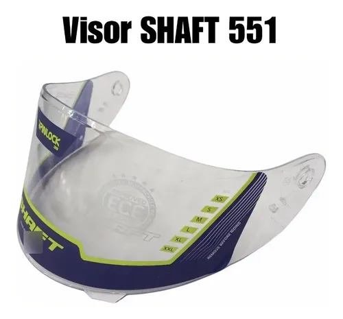 VISOR SHAFT 551 TRANSPARENTE