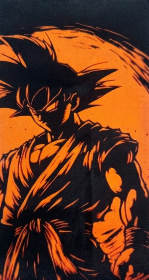 BUFF 50 CM DRAGON BALL NEGRO NARANJA 526