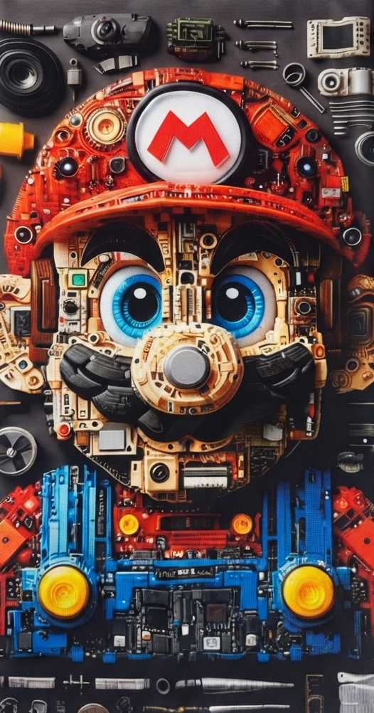BUFF 50 CM MARIO BROS ROBOT 528