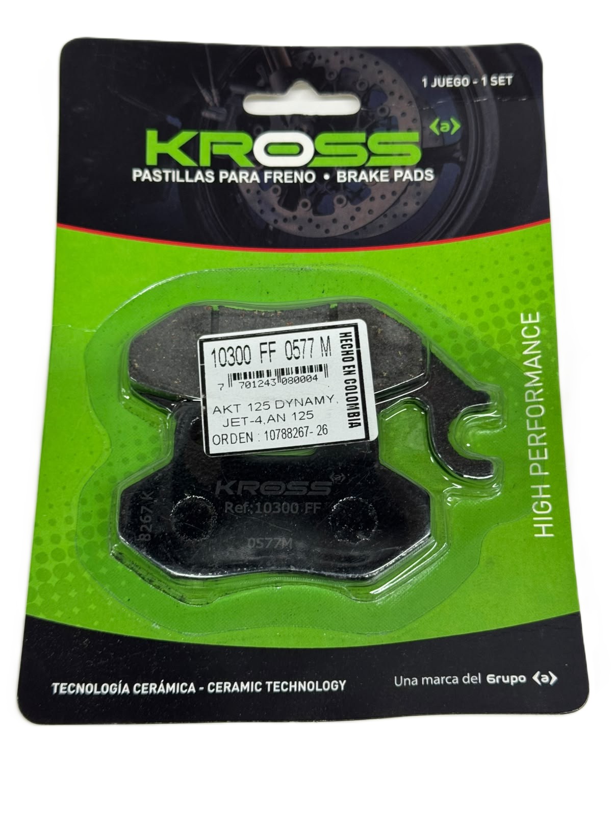 PASTILLAS KROSS 10300