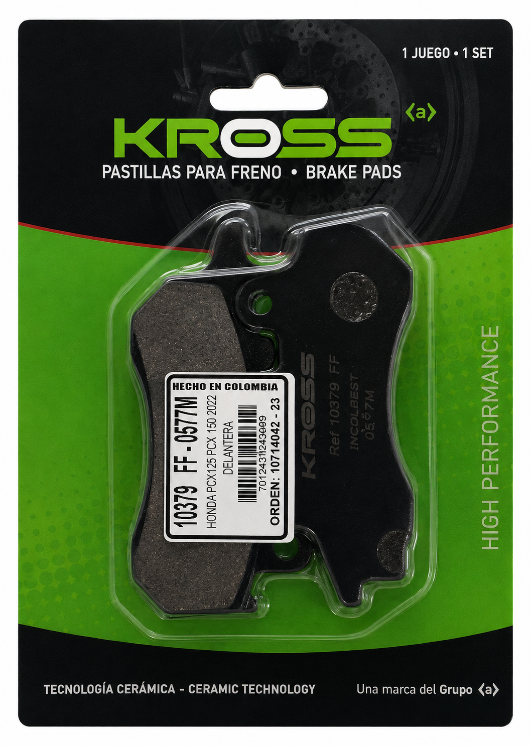 PASTILLAS KROSS 10379