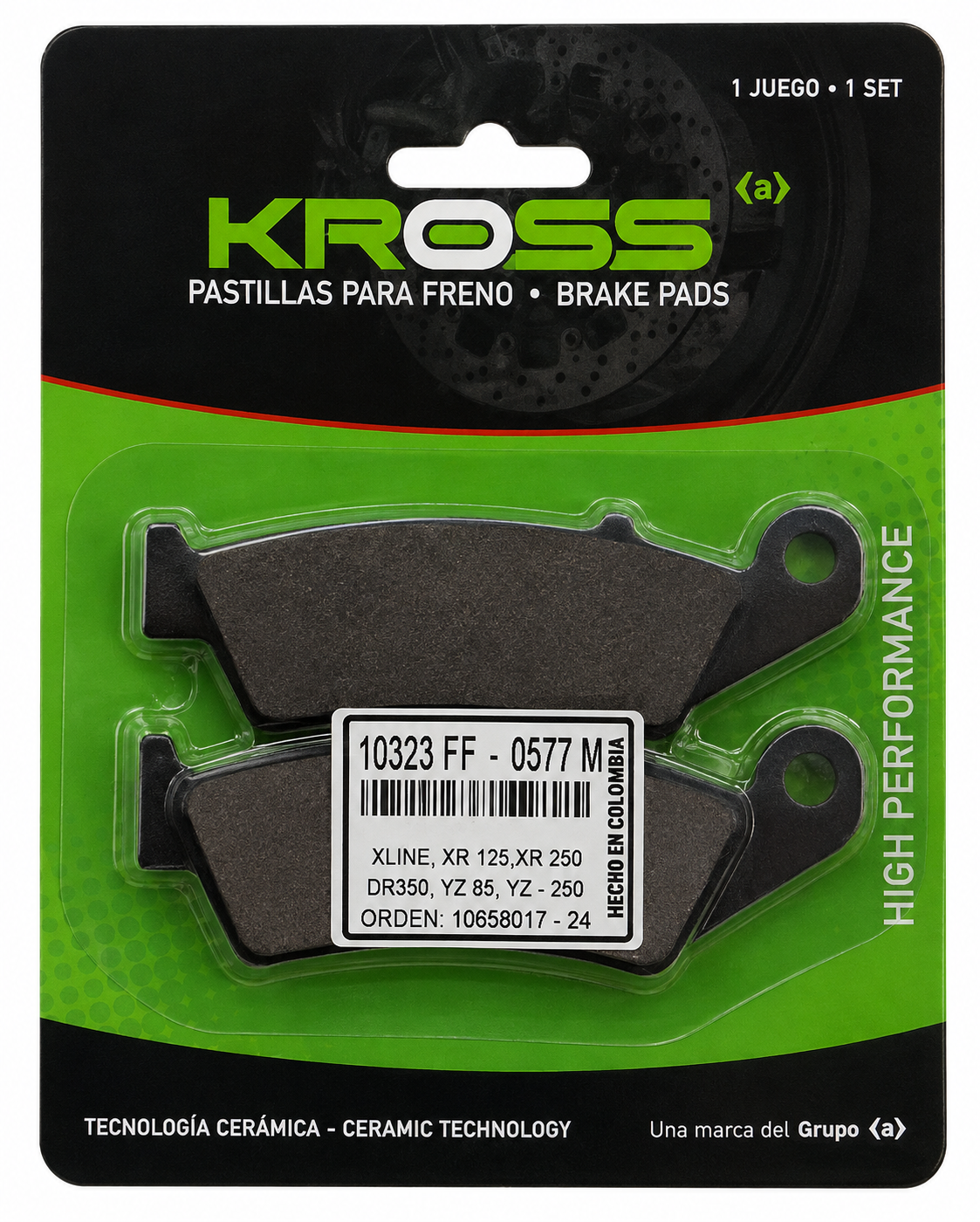 PASTILLAS KROSS 10323