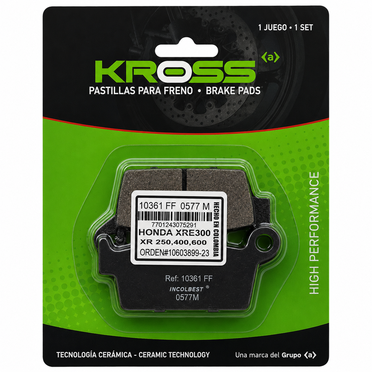 PASTILLAS KROSS 10361