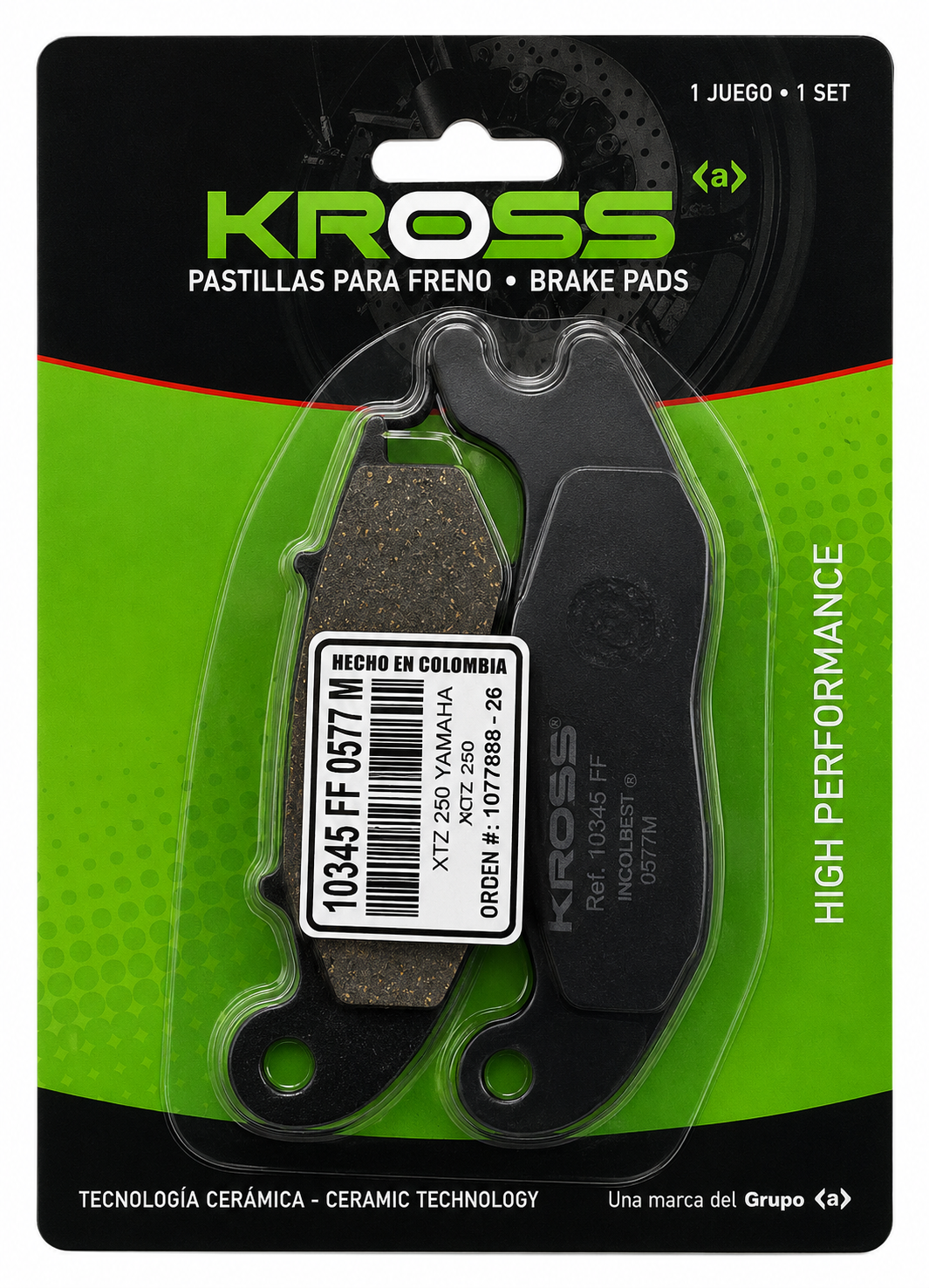 PASTILLAS KROSS 10345