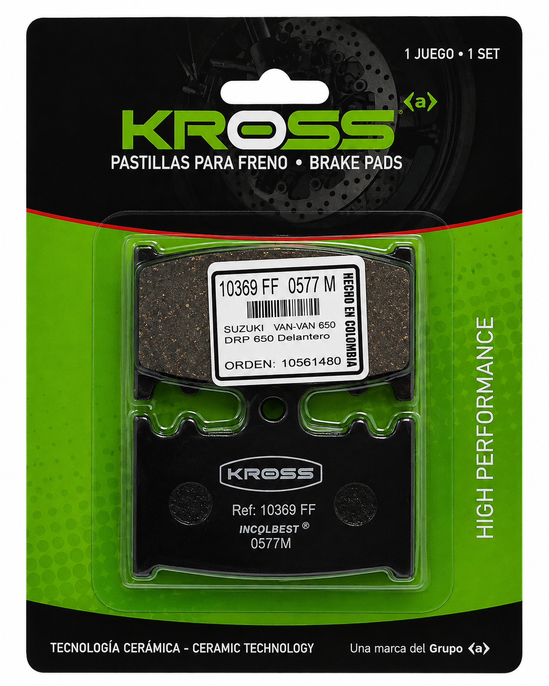 PASTILLAS KROSS 10369