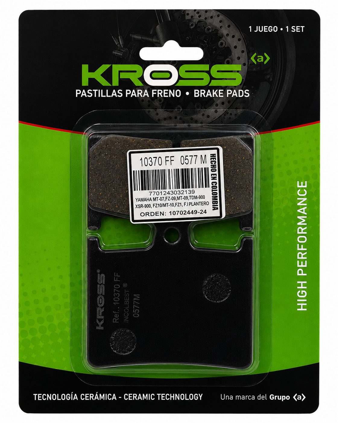 PASTILLAS KROSS 10370