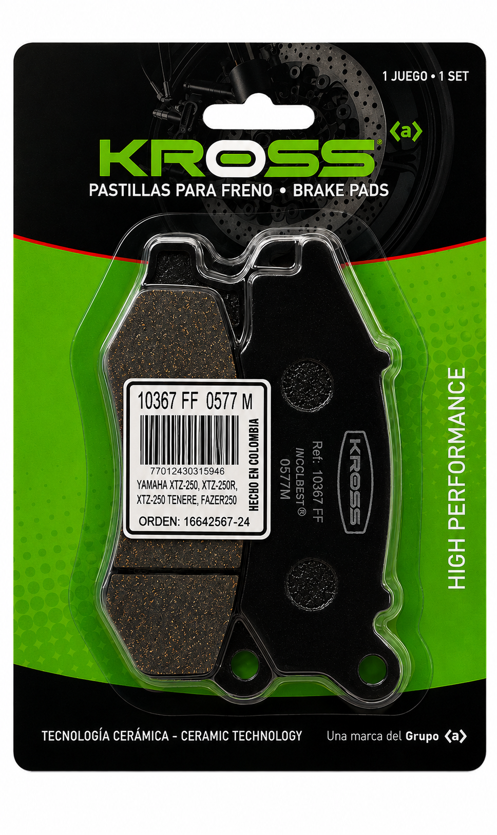 PASTILLAS KROSS 10367