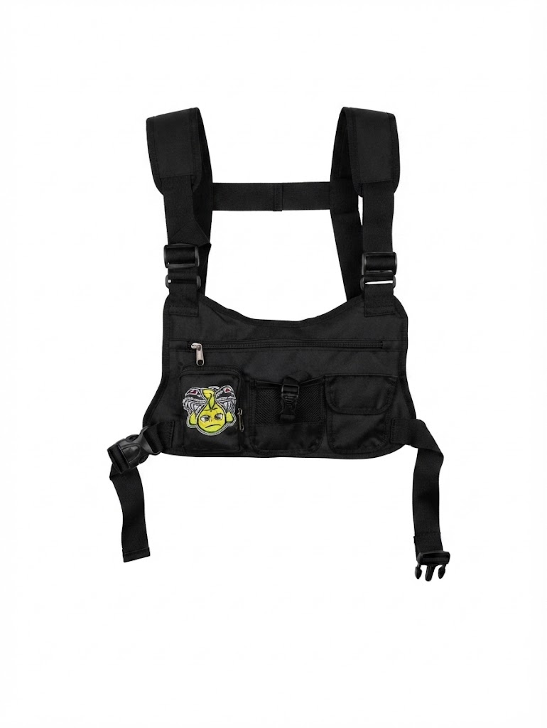 PECHERA CHALECO PORTA CELULAR VR46 NEGRO