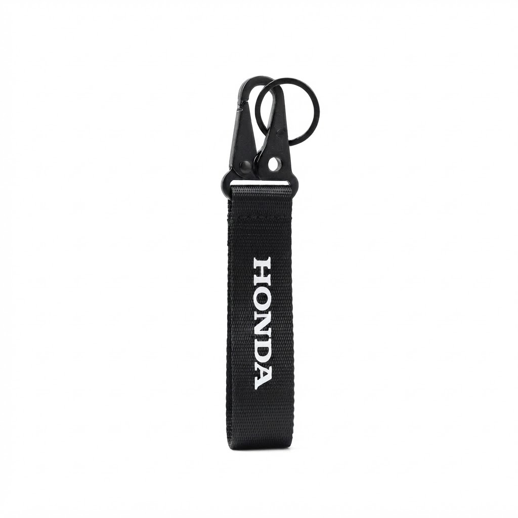 LLAVERO CHAPA METALICA HONDA NEGRO