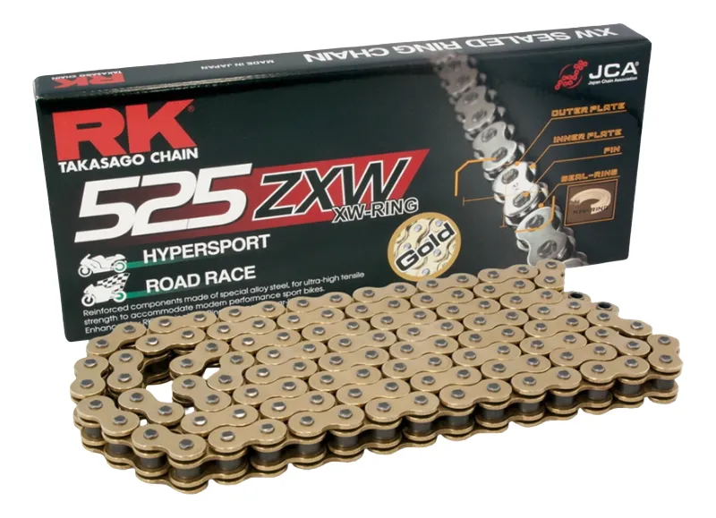 CADENA RK 520ZXW-120L DORADA