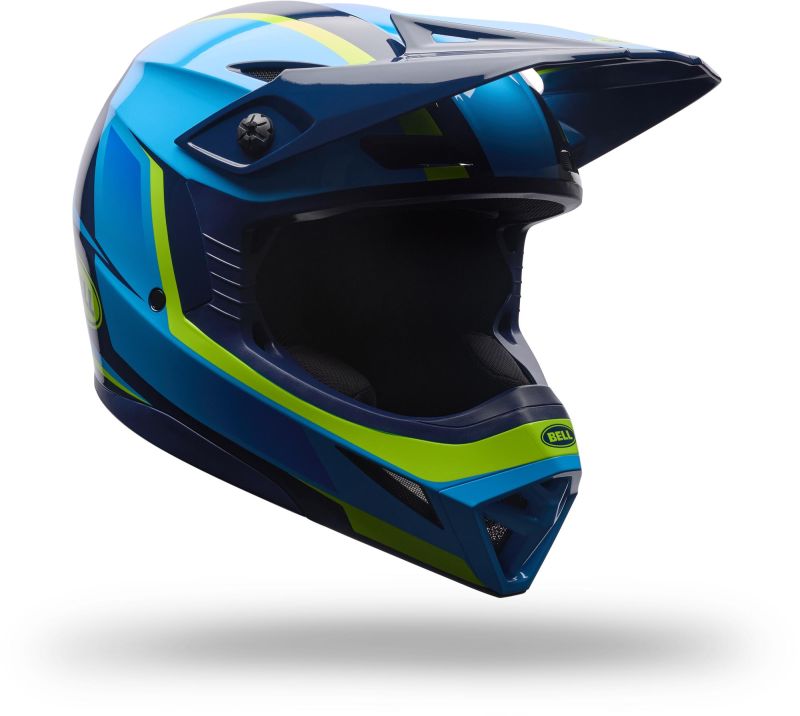 CASCO BELL MX-10 MIPS SPIRAL AZUL BRILLANTE