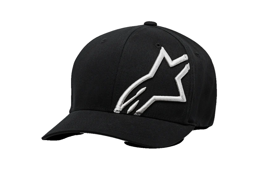 GORRA ALPINESTARS CORP SHIFT 2 CURVED BRIM NEGRO BLANCO